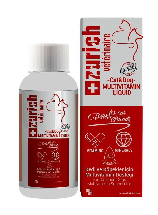 Zurich Kedi Köpek Multivitamin Likit 100 ML - Image 1