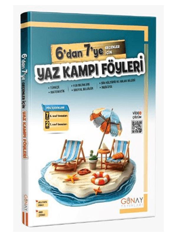Günay Yayınları 6`dan 7`ye Geçenler İçin Yaz Kampı Föyleri - Günay Yayınları - Image 1