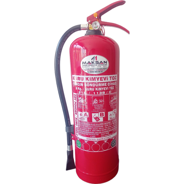 6KG KURU KİMYEVİ TOZLU YANGIN SÖNDÜRME CİHAZI - Image 1