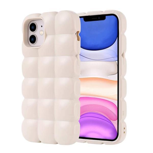 Apple iPhone 12 Kılıf Parlak Esnek Silikon Zore Dom Dom Kapak - Image 1