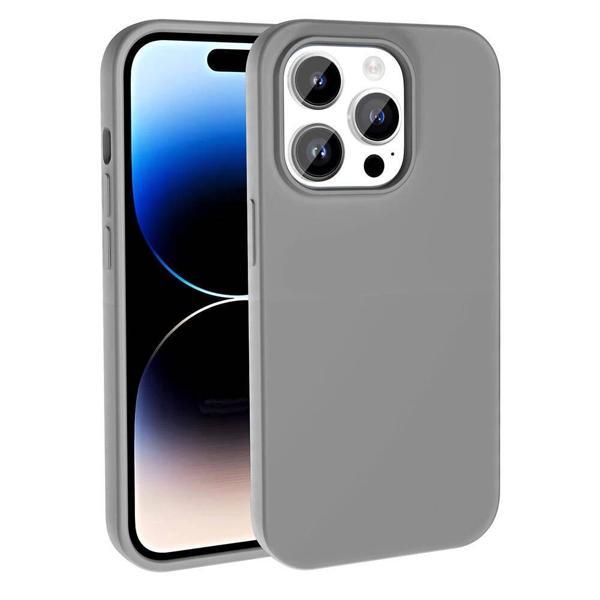 Apple iPhone 14 Pro Kılıf M-safe Şarj Özellikli Sıvı Teknolojili Silinebilir Sert Zore Kivi Kapak - Image 1