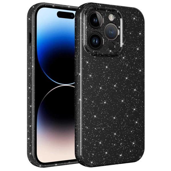 Apple iPhone 14 Pro Max Kılıf Kamera Korumalı Simli Lüks Zore Koton Kapak - Image 1