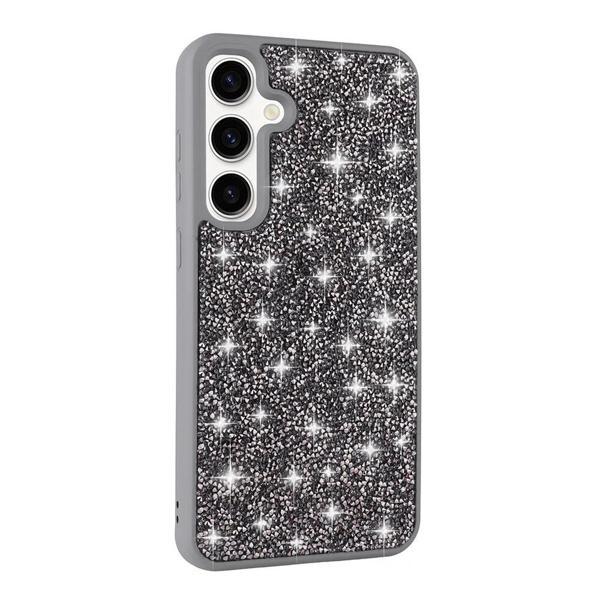 Galaxy S24 Kılıf Parlak Taşlı Tasarım Zore Pırlanta Kapak - Image 1