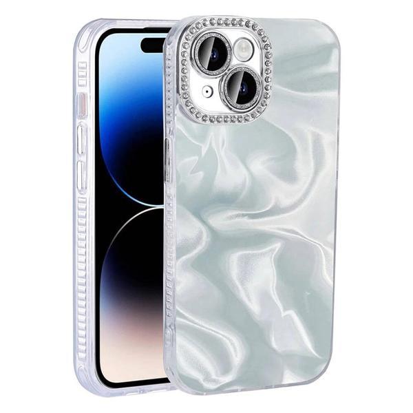 Apple iPhone 15 Plus Kılıf Airbagli Parlak Taş Detay Tasarımlı Zore Esila Kapak - Image 1