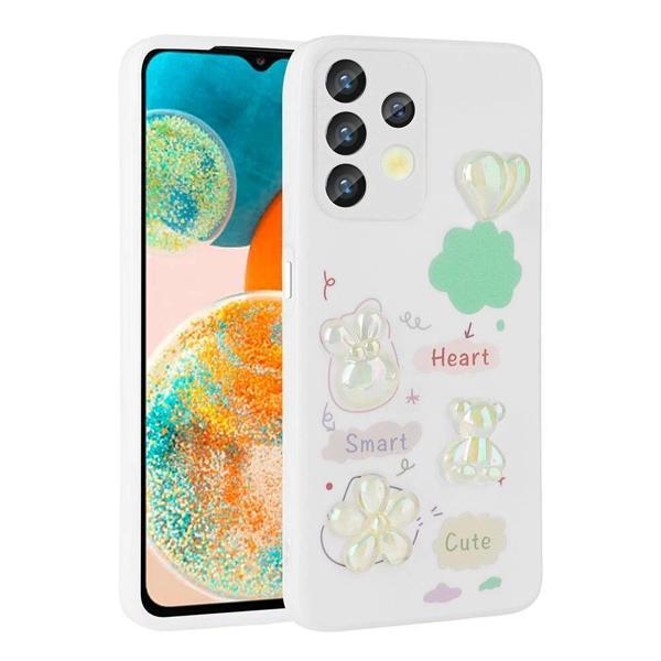 Galaxy A13 4G Kılıf Kabartma Figürlü Parlak Zore Toys Silikon Kapak - Image 1