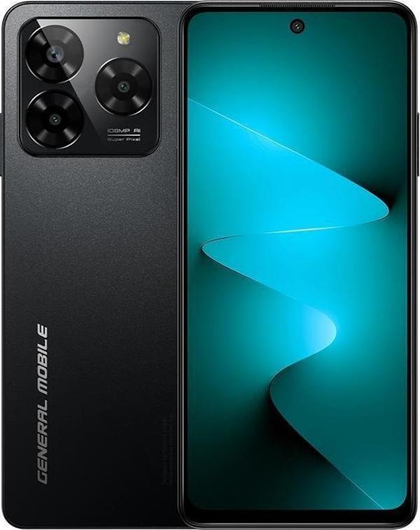 General Mobile ERA50 Dual 6/128 Noble Black - Image 1