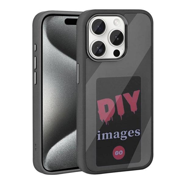 Apple iPhone 15 Pro Kılıf Ekranı Yansıtan Zore Akıllı NFC Kapak - Image 1