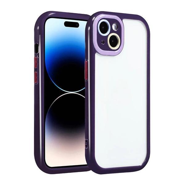 Apple iPhone 13 Kılıf Kamera Korumalı Renkli Kenar ve Çerçeve Tasarımlı Zore Vitamin Kapak - Image 1