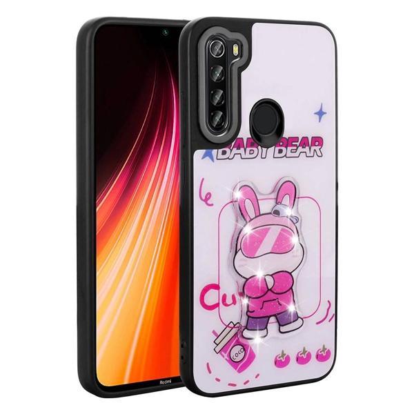 Xiaomi Redmi Note 8 Kılıf Parlayan Kabartmalı İkonik Figürlü Zore Amas Silikon Kapak - Image 1