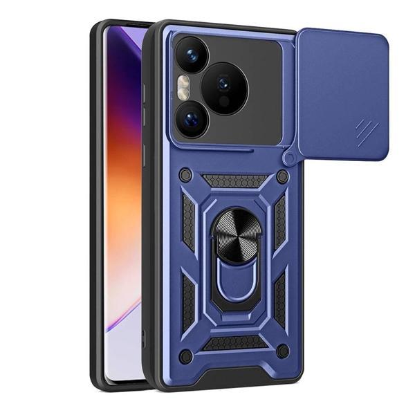 Huawei Pura 70 5G Kılıf Magnetik Standlı Kamera Korumalı Zore Sürgülü Vega Kapak - Image 1