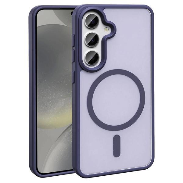 Galaxy S24 FE Kılıf M-safe Şarj Özellikli Mat Arka Yüzey Zore Sio Kapak - Image 1