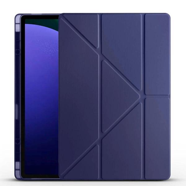 Galaxy Tab S9 Ultra Kılıf Zore Tri Folding Kalem Bölmeli Standlı Kılıf - Image 1