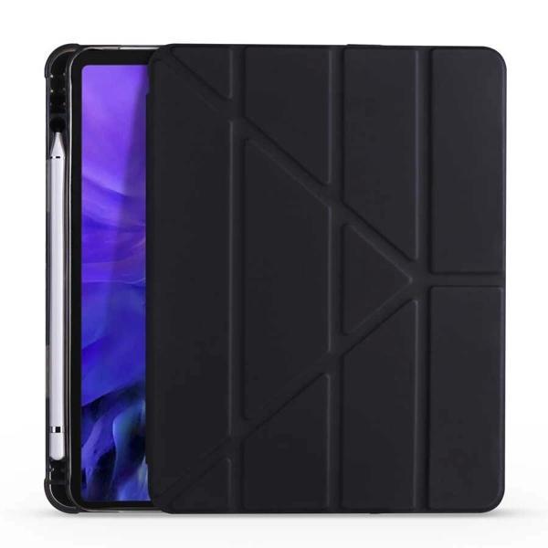 Apple iPad Air 10.9 2022 (5.Nesil) Kılıf Zore Tri Folding Kalem Bölmeli Standlı Kılıf - Image 1