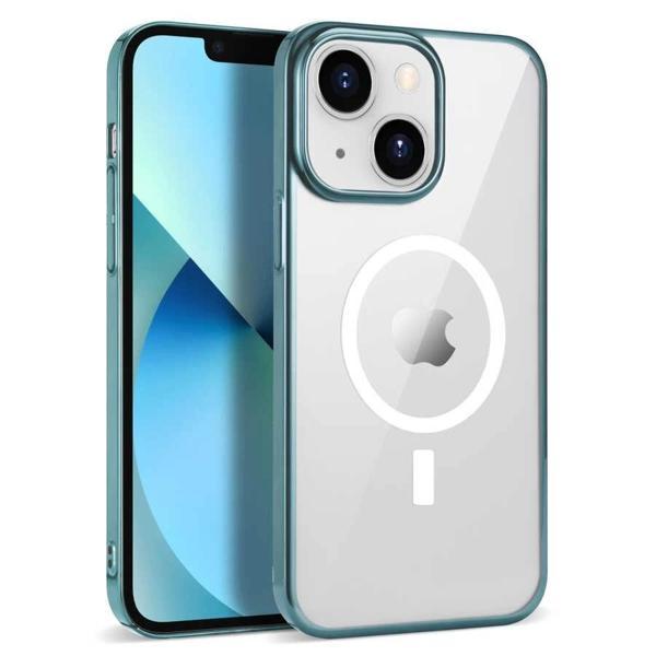 Apple iPhone 13 Kılıf Zore Wireless Şarj Özellikli Pixel M-safe Kapak - Image 1