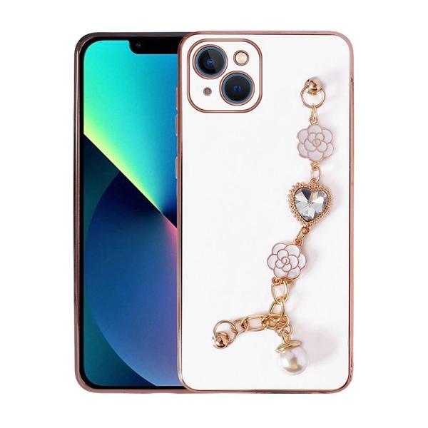 Apple iPhone 14 Kılıf El Tutamaçlı Kamera Korumalı Zore Taka Silikon Kapak - Image 1