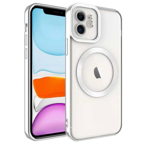 Apple iPhone 11 Kılıf M-safe Wireless Şarj Özellikli Zore Setro Silikon - Image 1