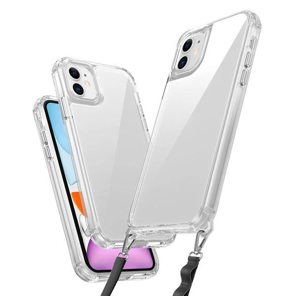 Apple iPhone 11 Kılıf Airbagli Takılabilir Askı Aparatlı Zore Snap Silikon Kapak - Image 1