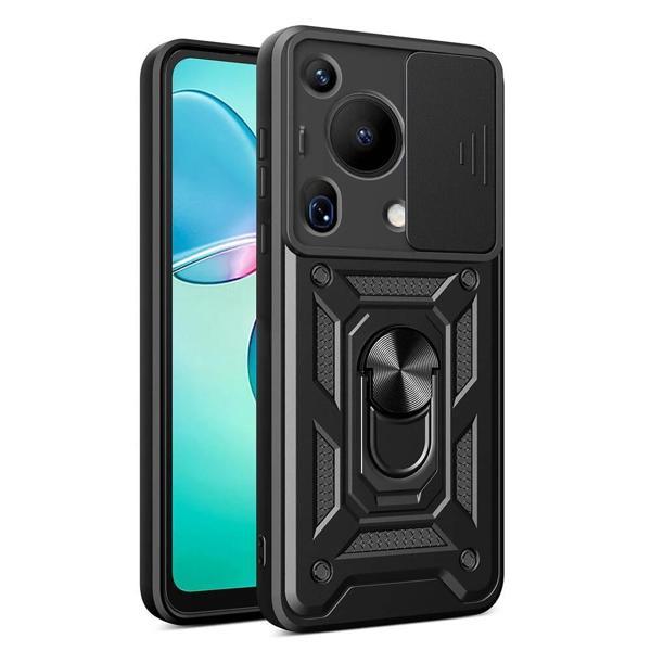 Huawei Pura 70 Ultra Kılıf Magnetik Standlı Kamera Korumalı Zore Sürgülü Vega Kapak - Image 1