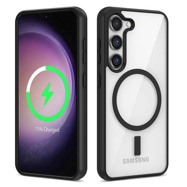 Galaxy S22 Plus Kılıf M-safe Wireless Şarj Özellikli Silikon Zore Ege Kapak - Image 1