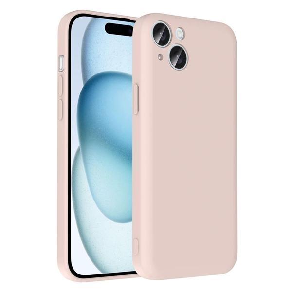 Apple iPhone 15 Kılıf Kamera Korumalı Kartlık Hazneli Zore Vitra Kapak - Image 1