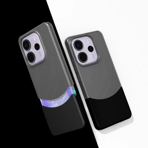 Xiaomi Redmi Note 14 4G Kılıf Mıknatıslı Zore Duble Kapak - Image 1
