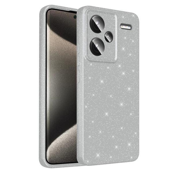 Xiaomi Redmi Note 13 Pro Plus 5G Kılıf Kamera Korumalı Simli Lüks Zore Koton Kapak - Image 1