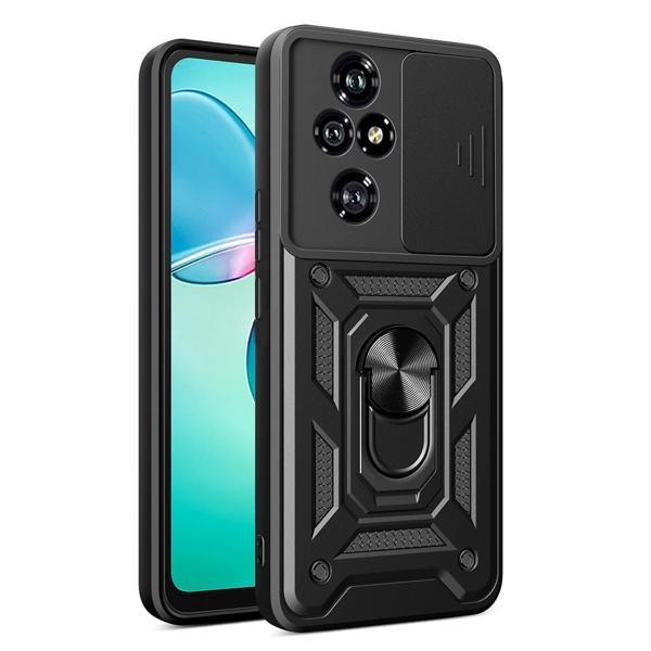 Honor 200 Pro Kılıf Magnetik Standlı Kamera Korumalı Zore Sürgülü Vega Kapak - Image 1