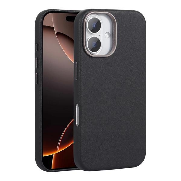 Apple iPhone 16 Kılıf M-safe Şarj Özellikli PU Deri Zore Adora Kapak - Image 1
