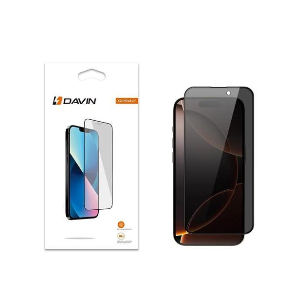 Apple iPhone 16 Pro Max Davin 5D Privacy Cam Ekran Koruyucu - Image 1