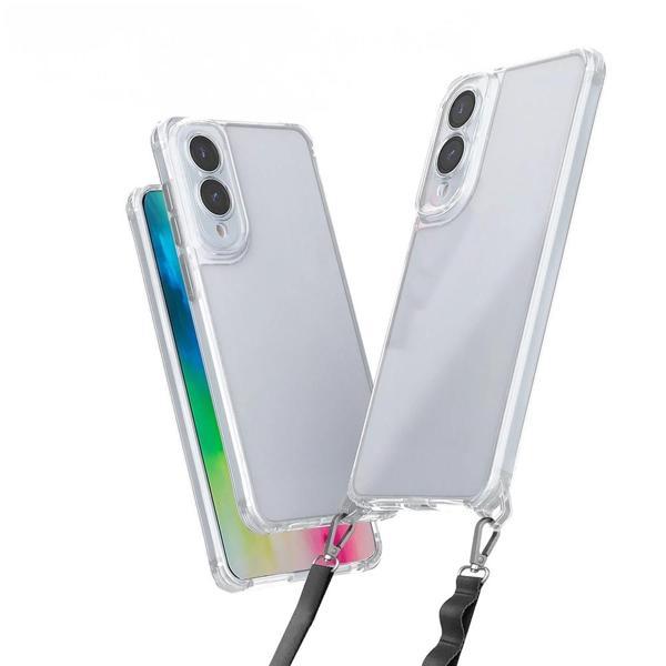 Galaxy S25 Edge Kılıf Airbagli Takılabilir Askı Aparatlı Zore Snap Silikon Kapak - Image 1