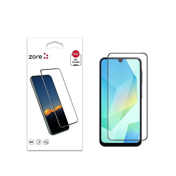 Galaxy A16 Zore Kenarları Kırılmaya Dayanıklı Cam Ekran Koruyucu - Image 1