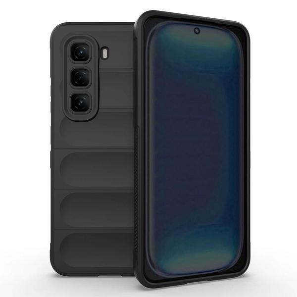 İnfinix Hot 50 Pro 4G Kılıf Esnek TPU Oyuklu Arka Yüzey Tasarımlı Zore Etnik Silikon Kapak - Image 1