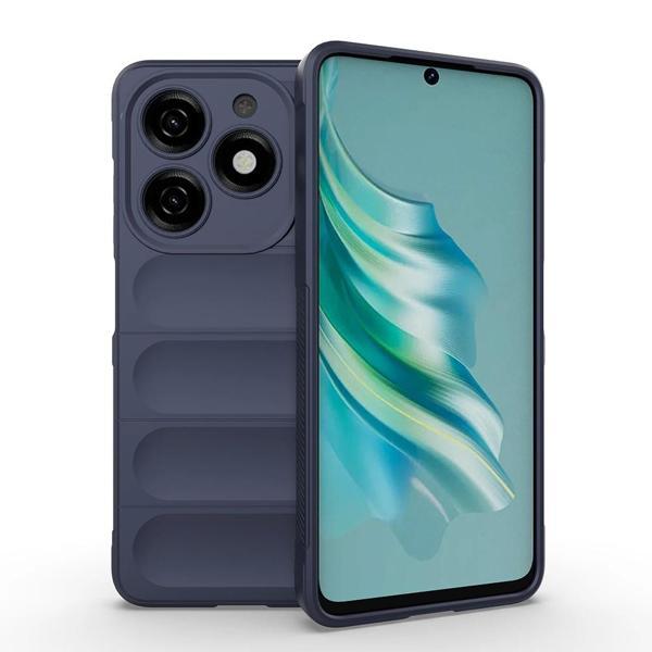 Tecno Spark 20 Kılıf Esnek TPU Oyuklu Arka Yüzey Tasarımlı Zore Etnik Silikon Kapak - Image 1