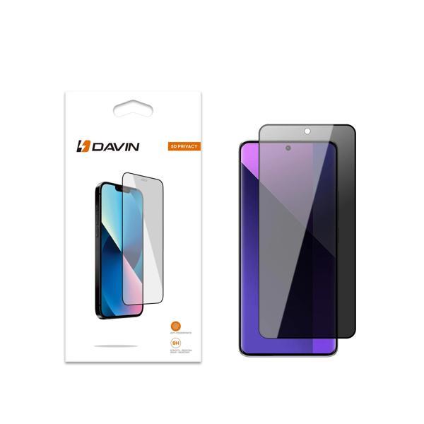 Xiaomi Redmi Note 13 Pro Plus 5G Davin 5D Privacy Cam Ekran Koruyucu - Image 1