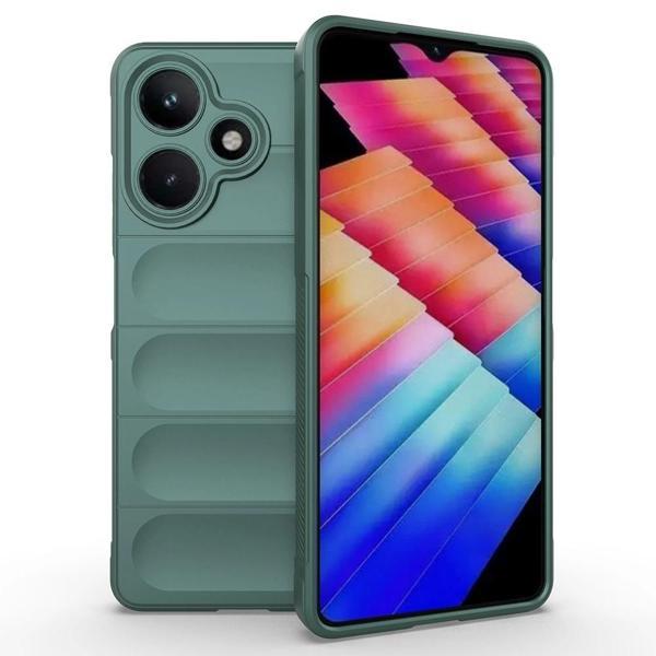 İnfinix Hot 30 Kılıf Esnek TPU Oyuklu Arka Yüzey Tasarımlı Zore Etnik Silikon Kapak - Image 1