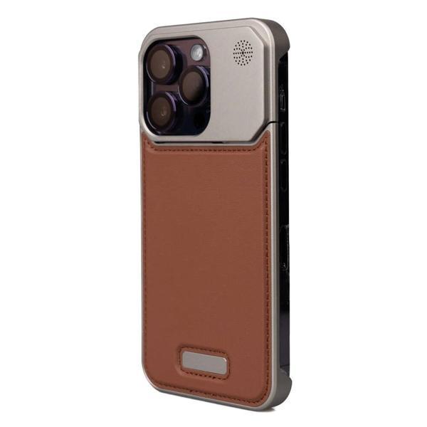 Apple iPhone 14 Pro Max Kılıf M-safe Şarj Özellikli Mekanizmalı Koku Hazneli Zore Mostar Kapak - Image 1