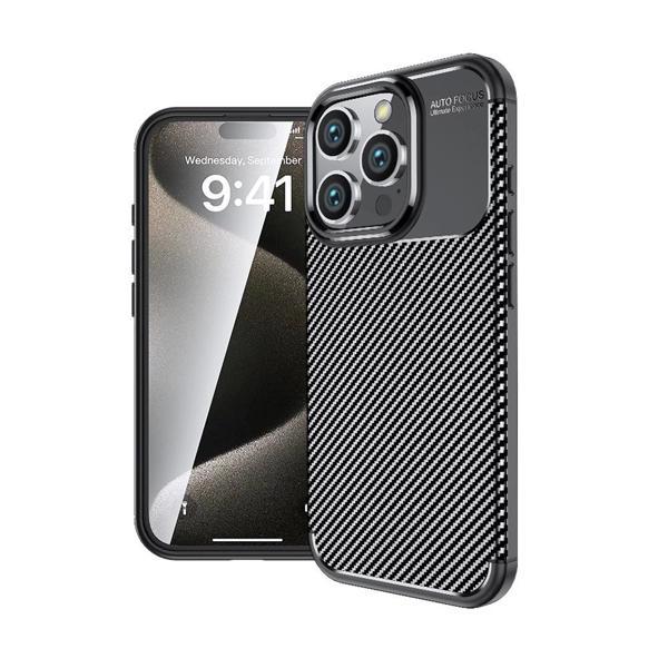 Apple iPhone 16 Pro Kılıf Zore Negro Silikon Kapak - Image 1