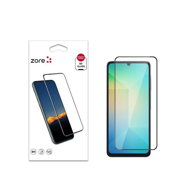 Galaxy A06 Zore Kenarları Kırılmaya Dayanıklı Cam Ekran Koruyucu - Image 1