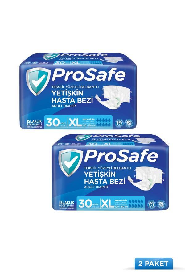 Prosafe Belbantlı Yetişkin Hasta Bezi Xlarge 30'lu x2  - Image 1