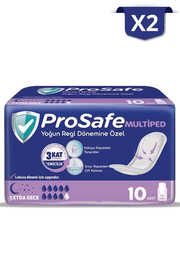 Prosafe Multiped Lohusa & Mesane Pedi Yoğun Büyük Boy 10 lu x 2 Adet - Image 1