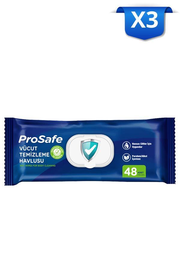 Prosafe Vücut Temizleme Havlusu 48'li x3 - Image 1