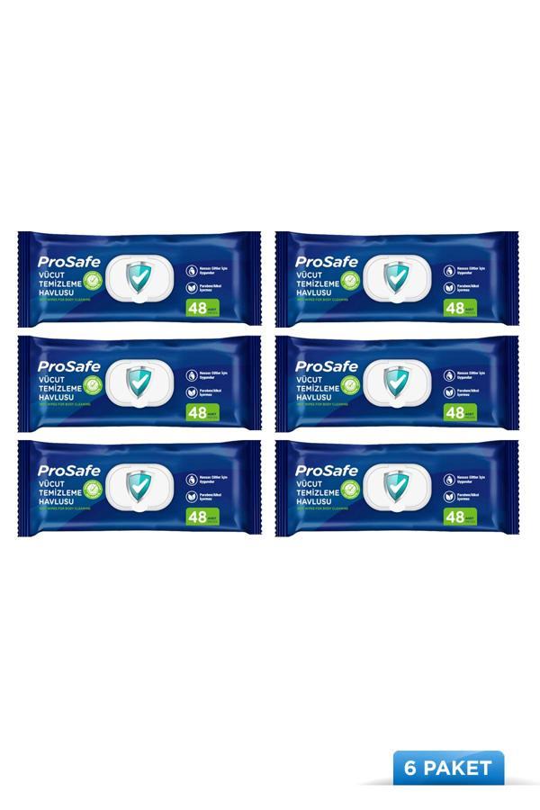Prosafe Vücut Temizleme Havlusu 48'li x6 - Image 1