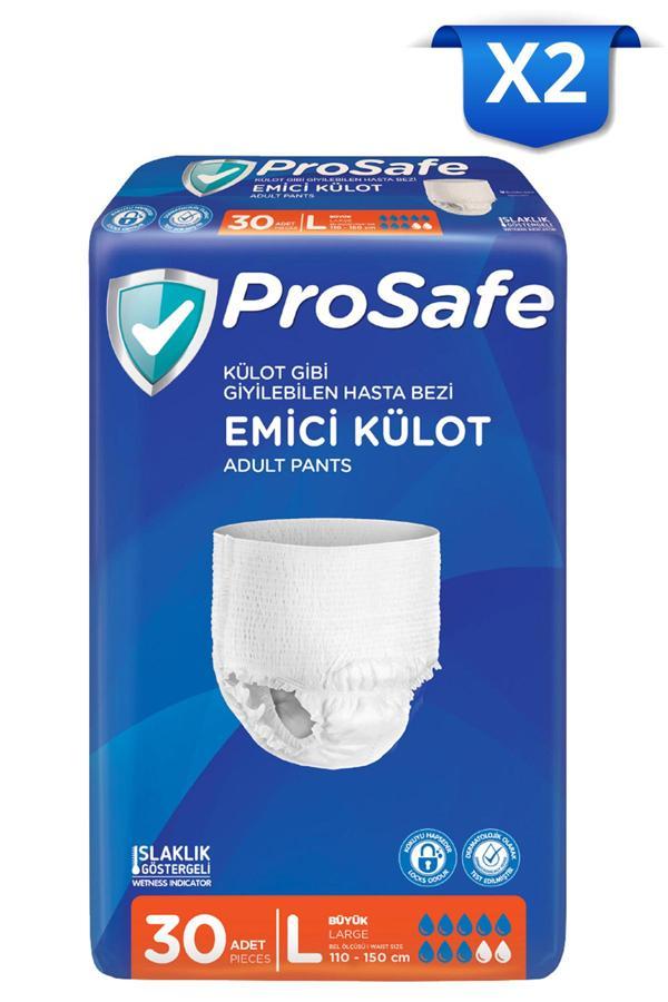 Prosafe Yetişkin Emici Külot Büyük (L) 30'lu x2 - Image 1