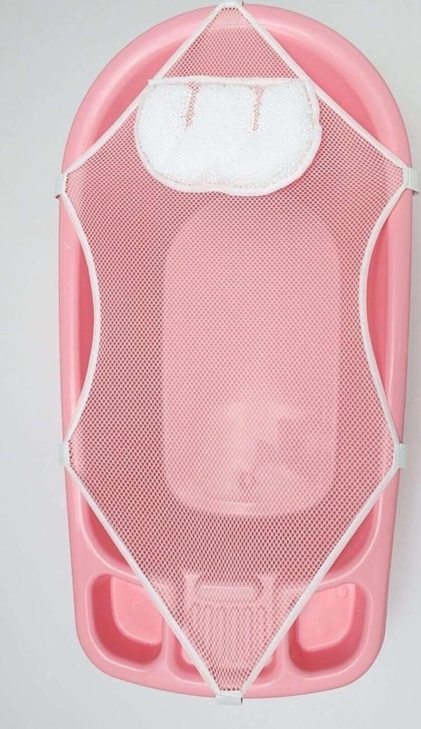 Bebek Küvet File Lüx Kafa Yastıklı File Katlanır & Normal Küvetlere Uyumlu - Image 1