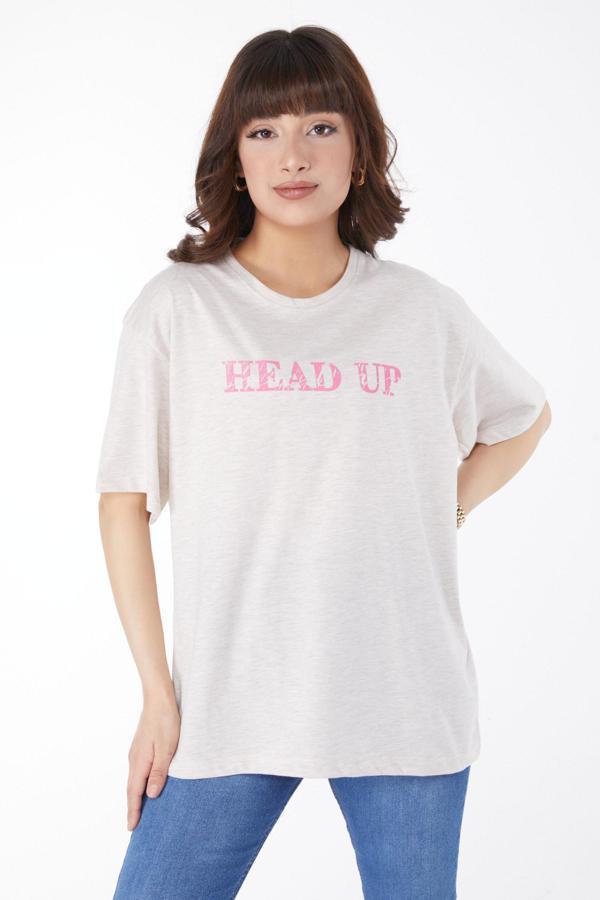 Baskılı T-shirt Tas - 25176 - Image 1