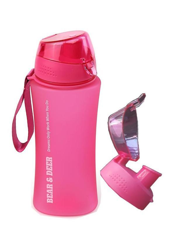 Bear & Deer Buzlu Pembe Detoks Filitreli Matara 480 ml 1 Adet - Image 1