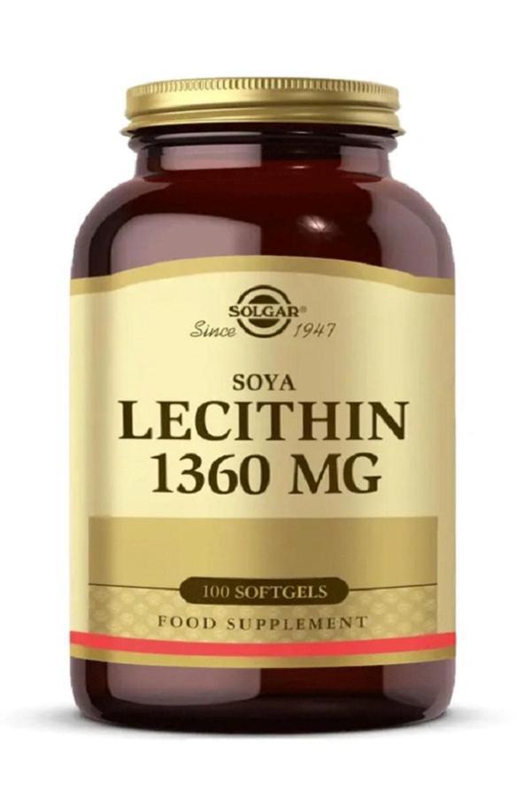 Solgar Soya Lecithin 1360 mg 100 Kapsül - Image 1