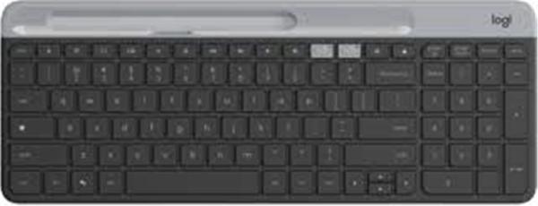 Logitech 920-010624 K580 Slim Kablosuz Gri Bluetooth&Usb Q Klavye - Image 1
