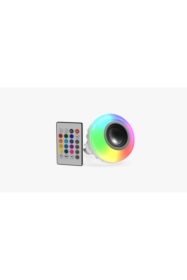 Cmsolar Hoparlör & Bluetooth Rgb Ampul Uzaktan Kumanadalı E27 Duy - Image 1