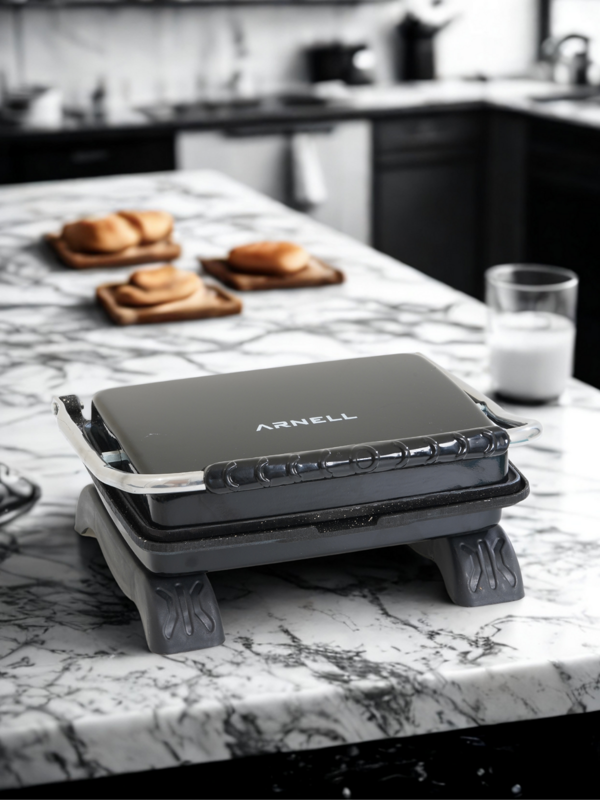 Tost Makinası Granit Yüzey ile Sağlıklı Pişirim | 1800 W Yapışmaz Granit Tost Makinesi - Image 1